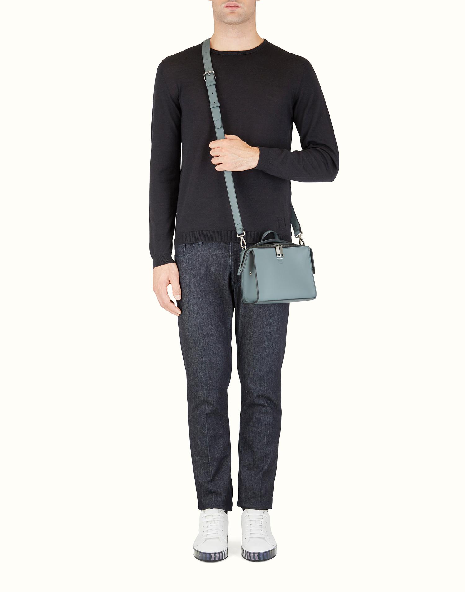 fendi - green mini messenger mini messenger for men - lyst