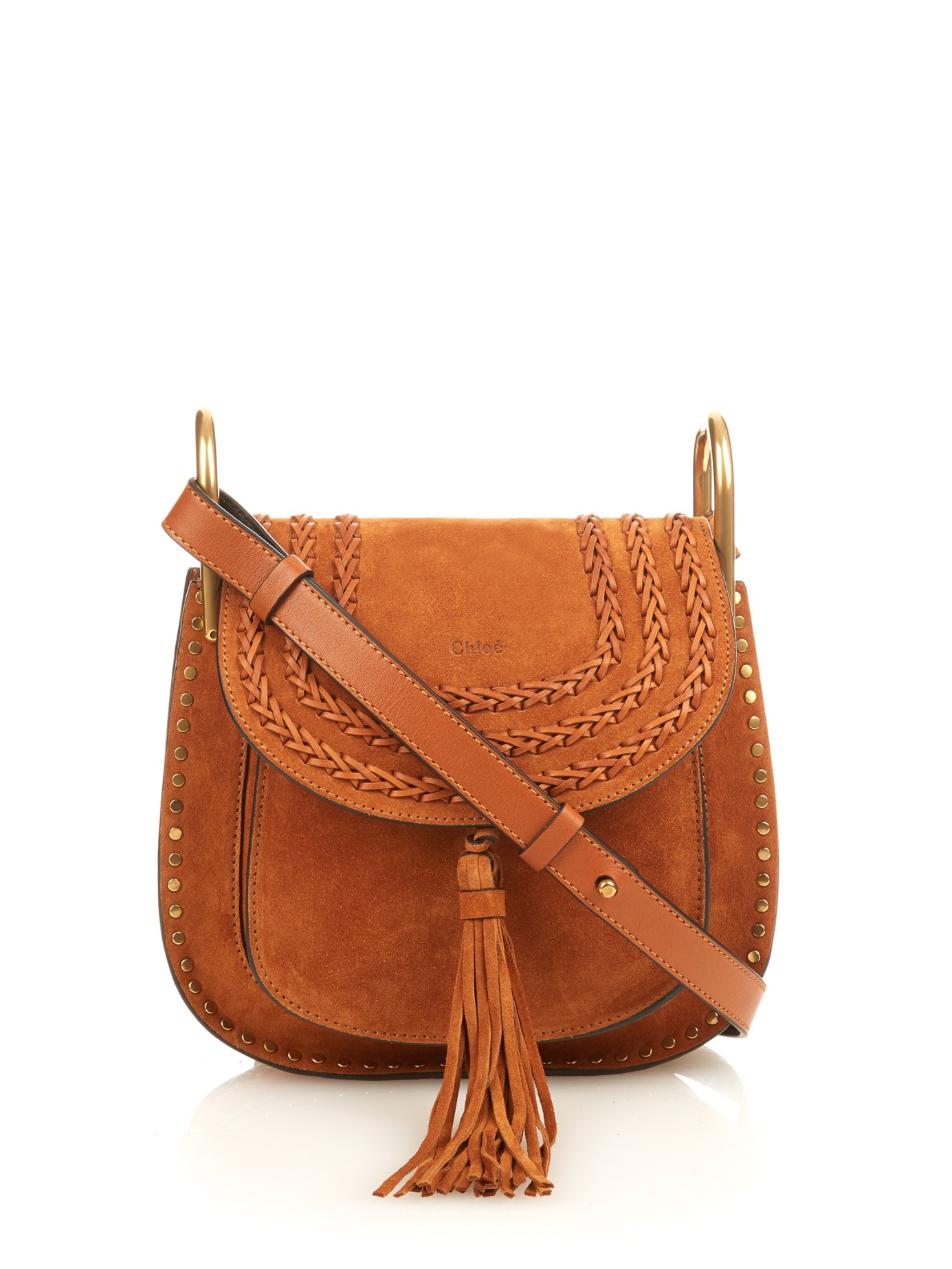 chloe handbags fake - Chlo Hudson Small Suede Cross-body Bag in Brown (TAN) | Lyst