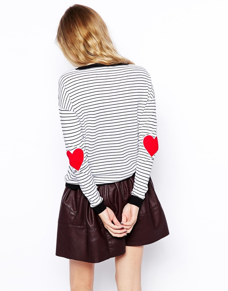 heart elbow patches