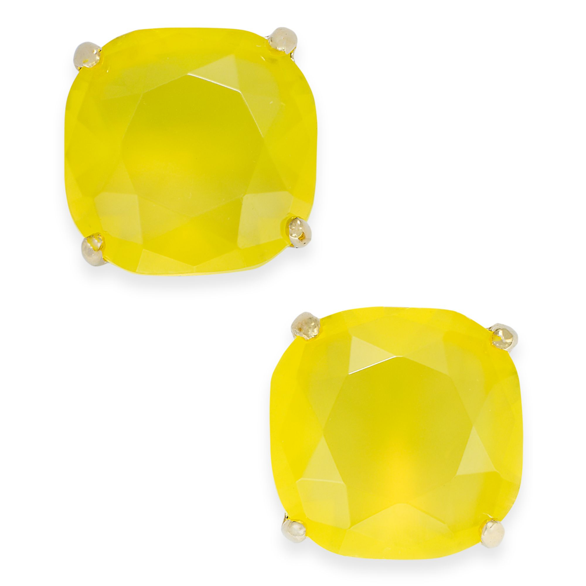 Lyst Kate Spade New York Goldtone Lemon Square Stud Gallery
