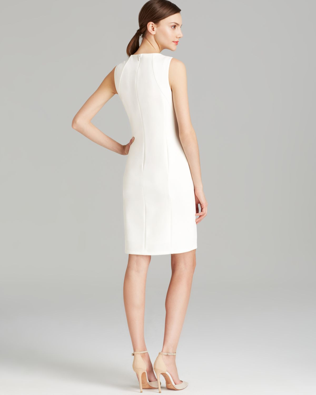 anne klein white dress