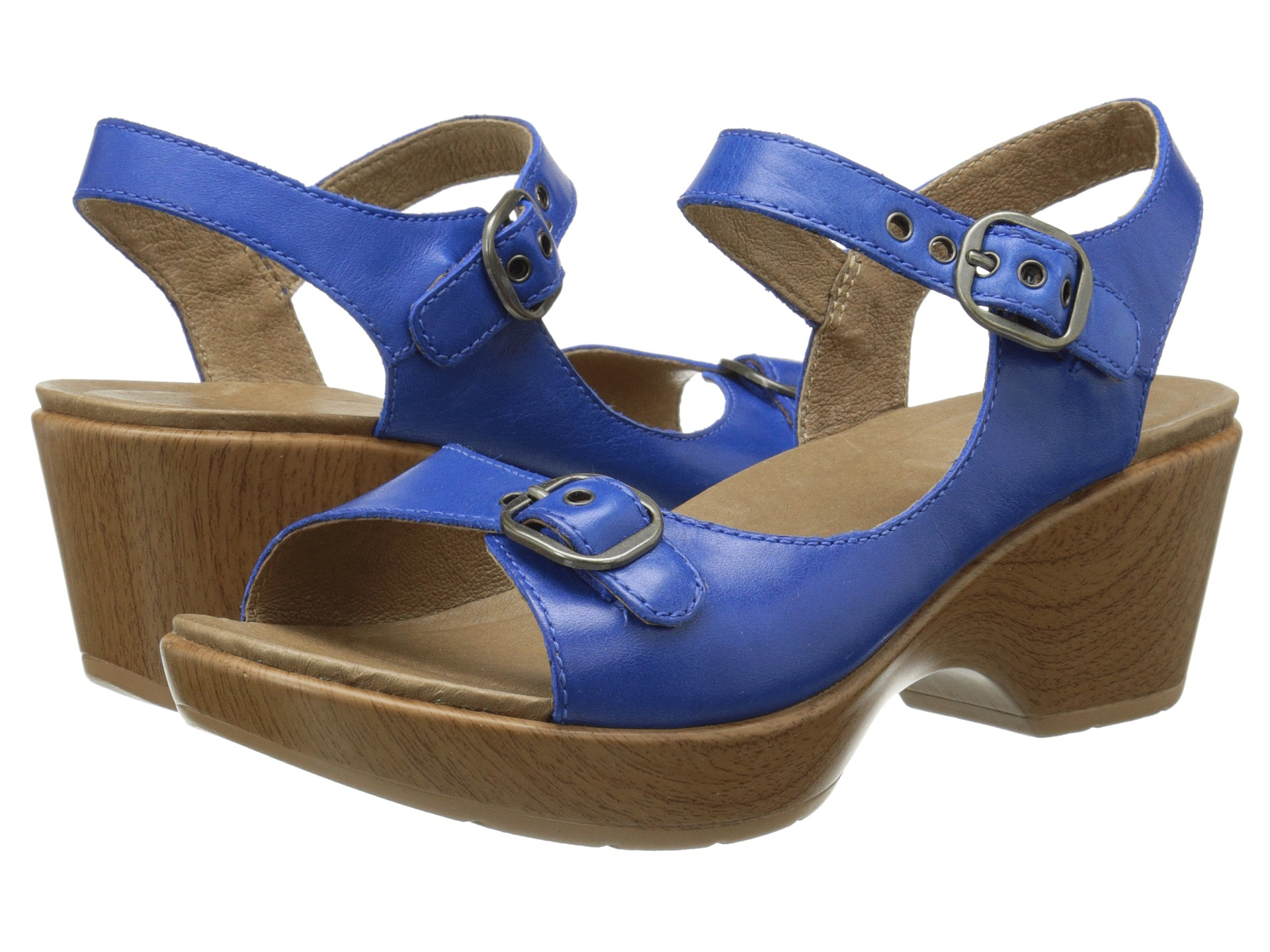 dansko blue sandals