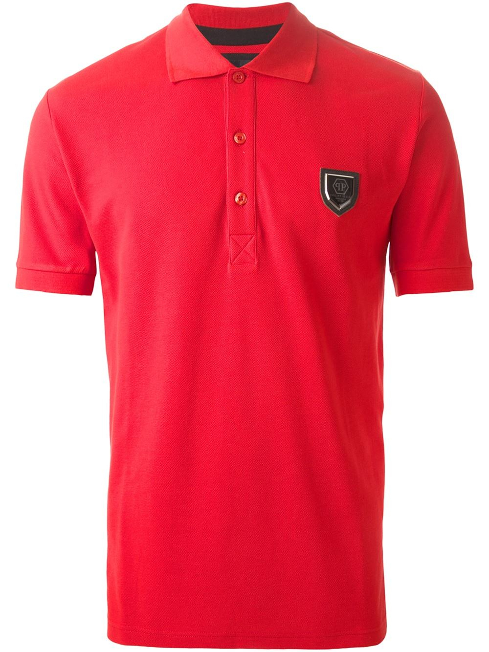 Philipp plein 'Escape' Polo Shirt in Red for Men | Lyst