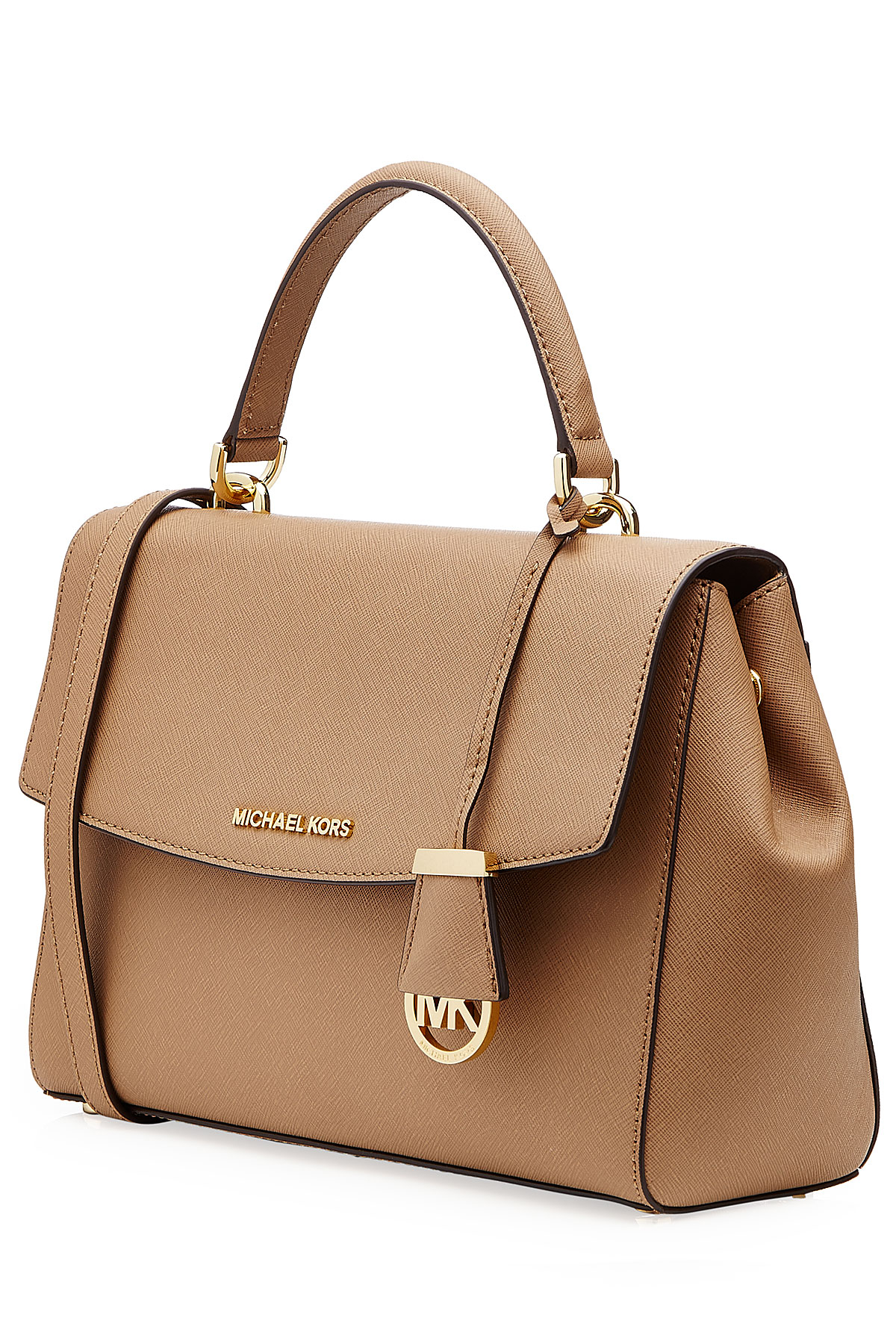 Lyst - Michael Michael Kors Michael Michael Kors Ava Small Leather Tote ...