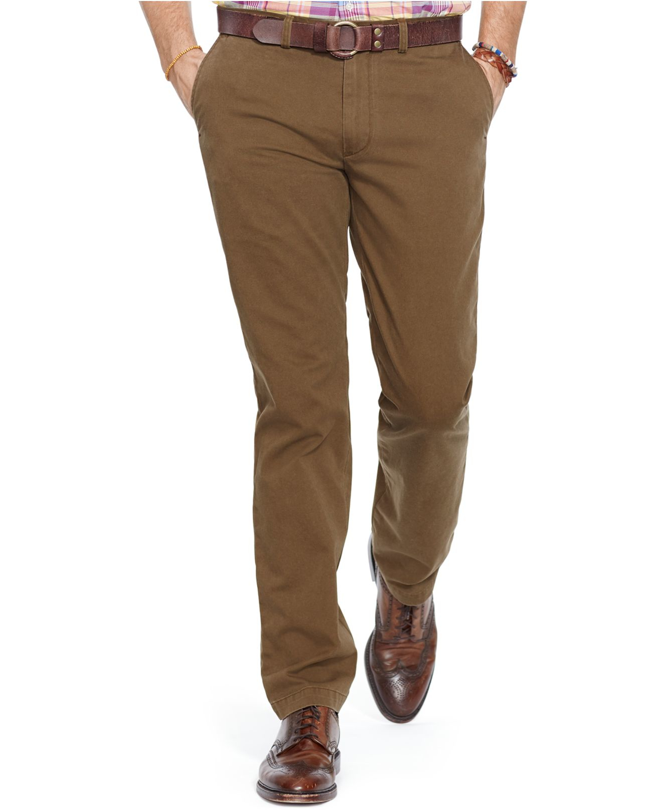 Polo Ralph Lauren Big And Tall Classic-fit Flat-front Chino Pants in ...