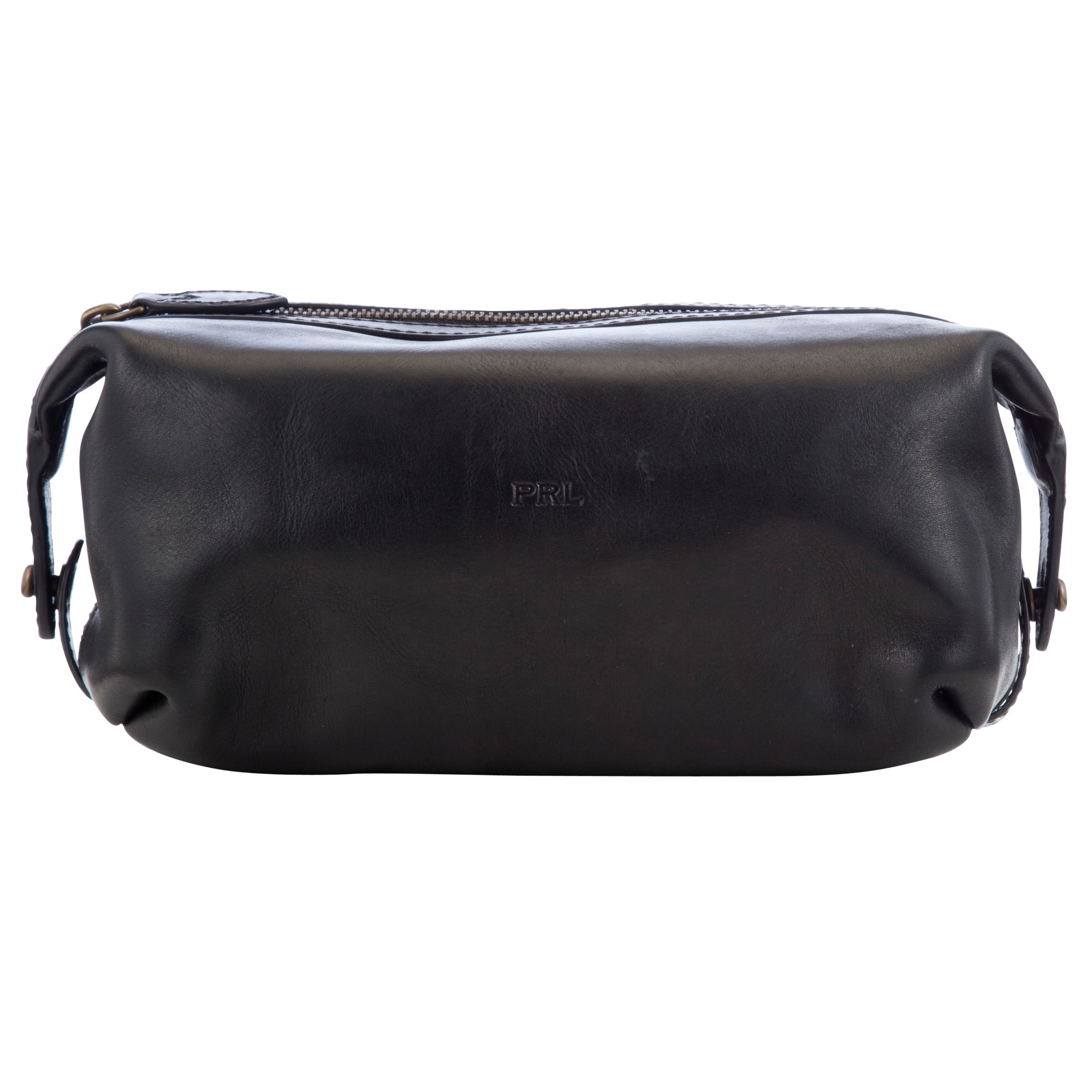 Lyst Polo Ralph Leather Wash Bag In Black For lyst polo ralph leather wash bag in black for