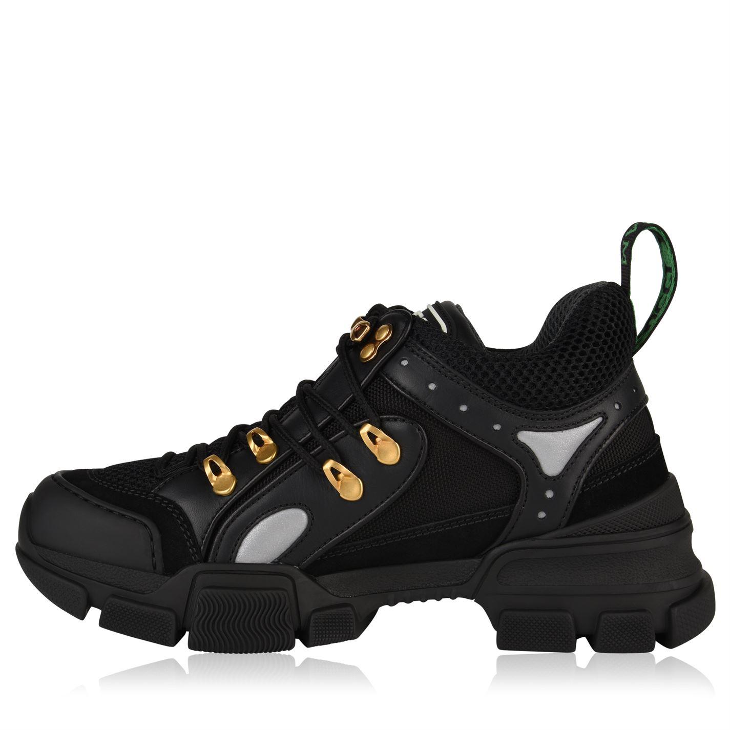 Lyst - Gucci Flashtrek Trainers in Black