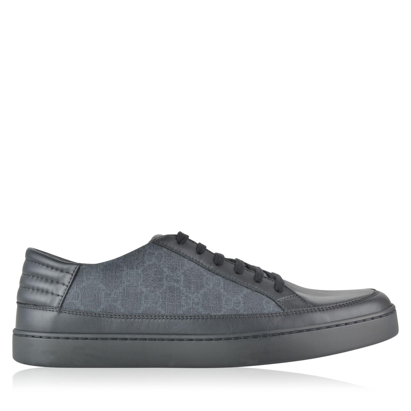 Gucci Common Low Gg Supreme Trainers in Black for Men - Lyst