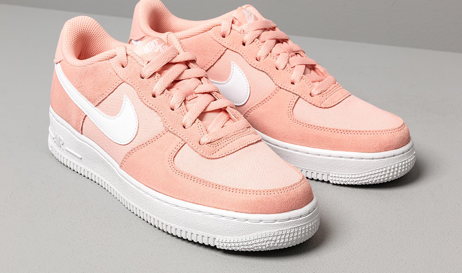 nike air force 1 white and coral