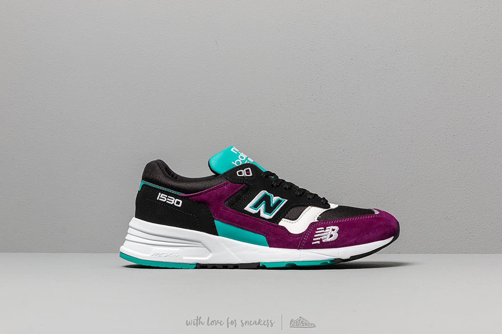 new balance green and purple