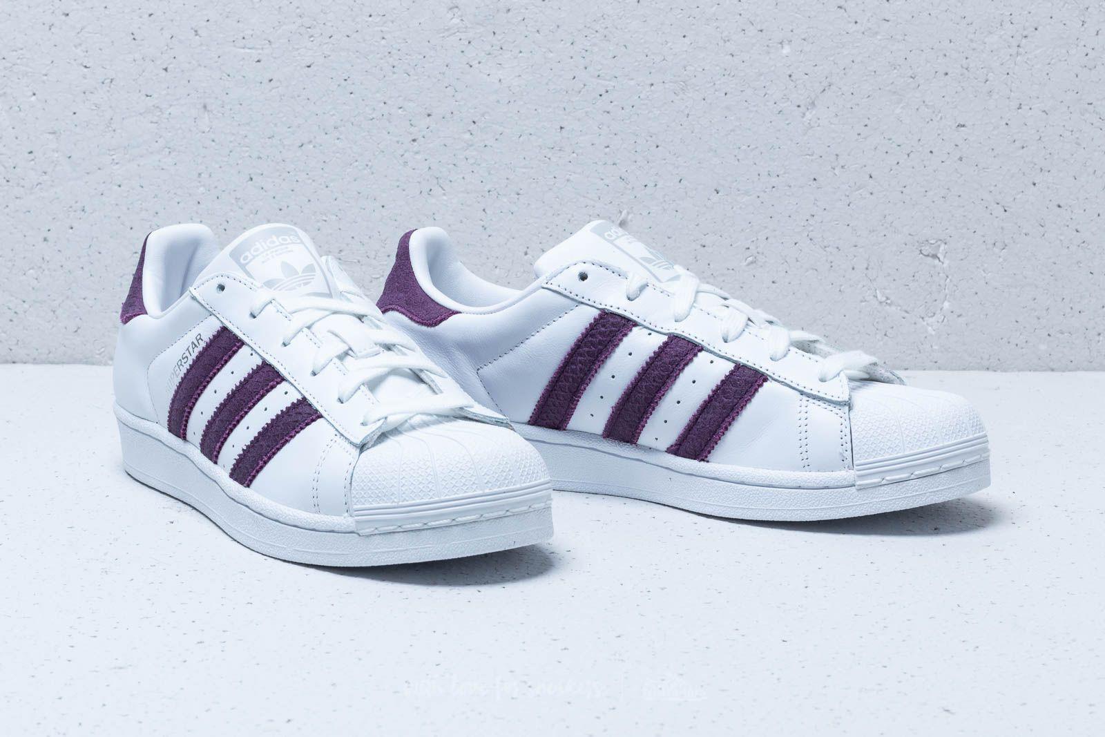 adidas superstar white red