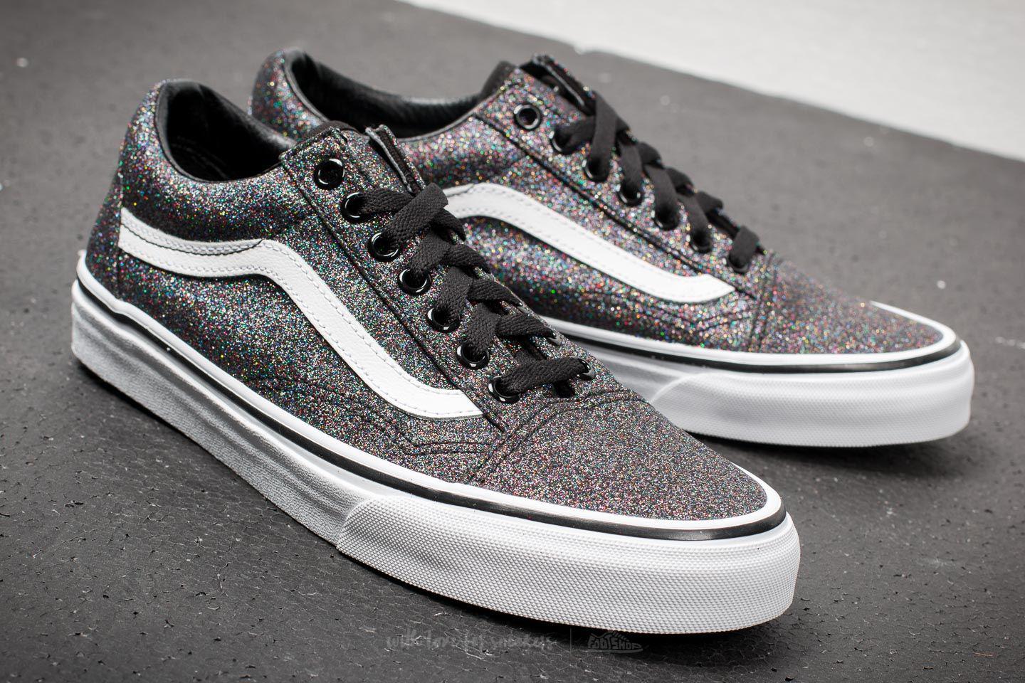 vans glitter rainbow black vans glitter rainbow black