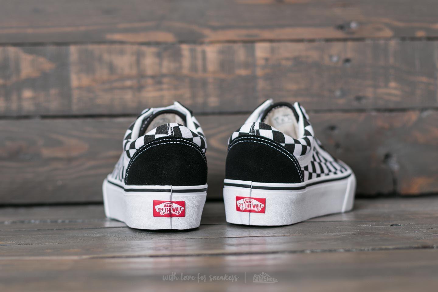 vans checkerboard platform old skool