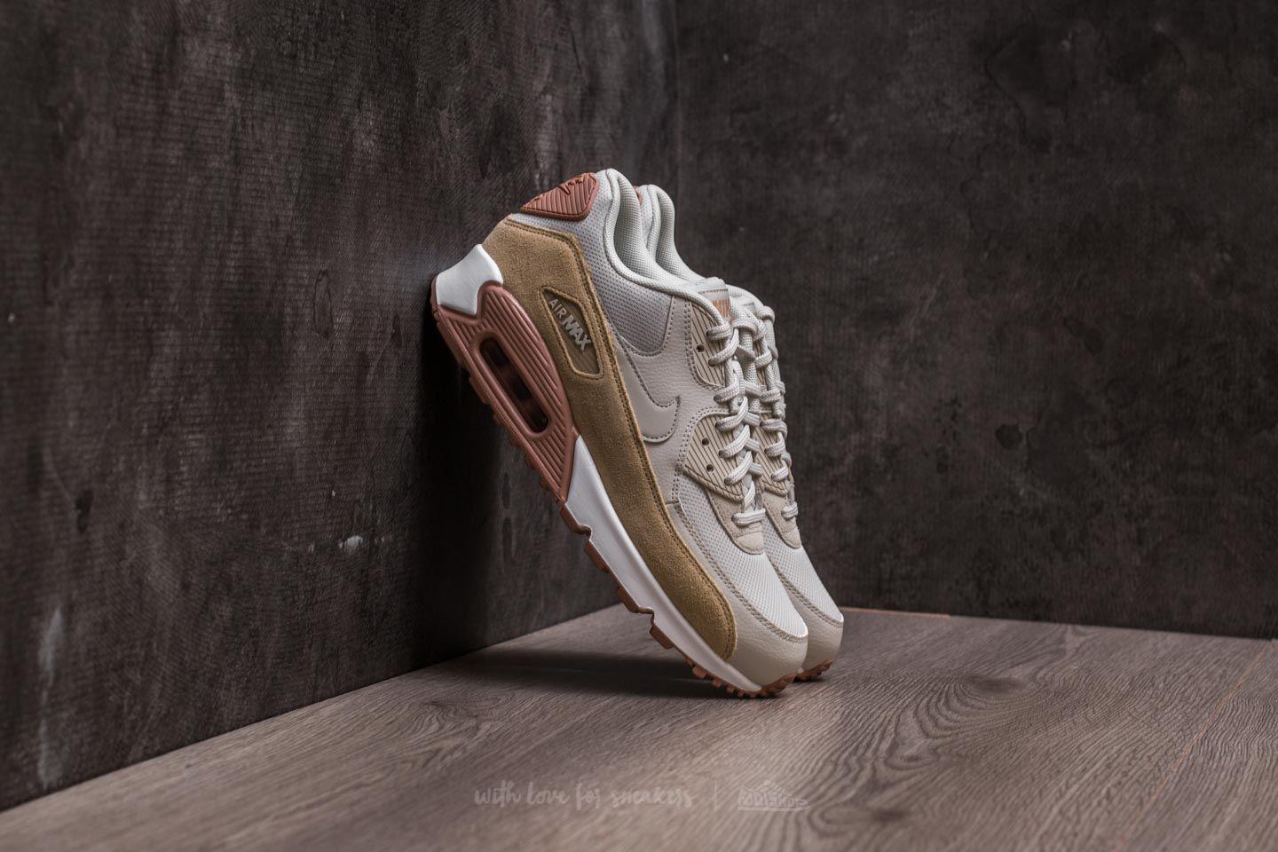 Wmns Air Max 90 Light Bone Mushroom Air Max 90 Pinnacle Mushroom (W) in MushroomOatmeal Light Bone Black