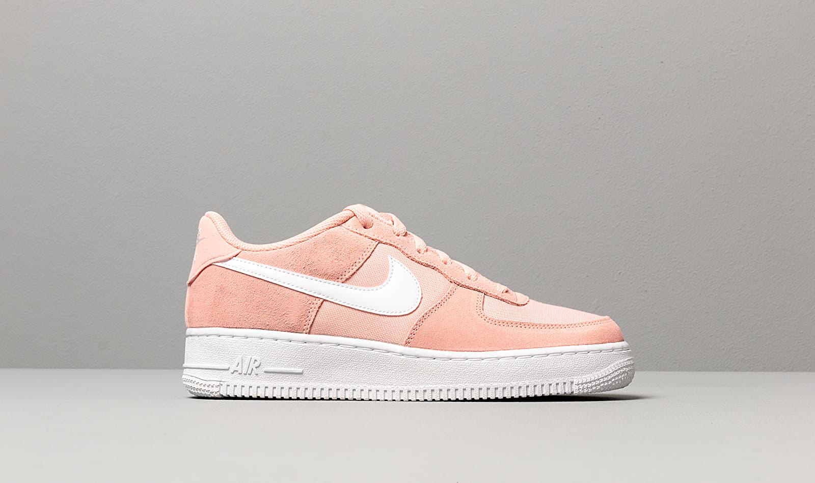white and coral air force 1