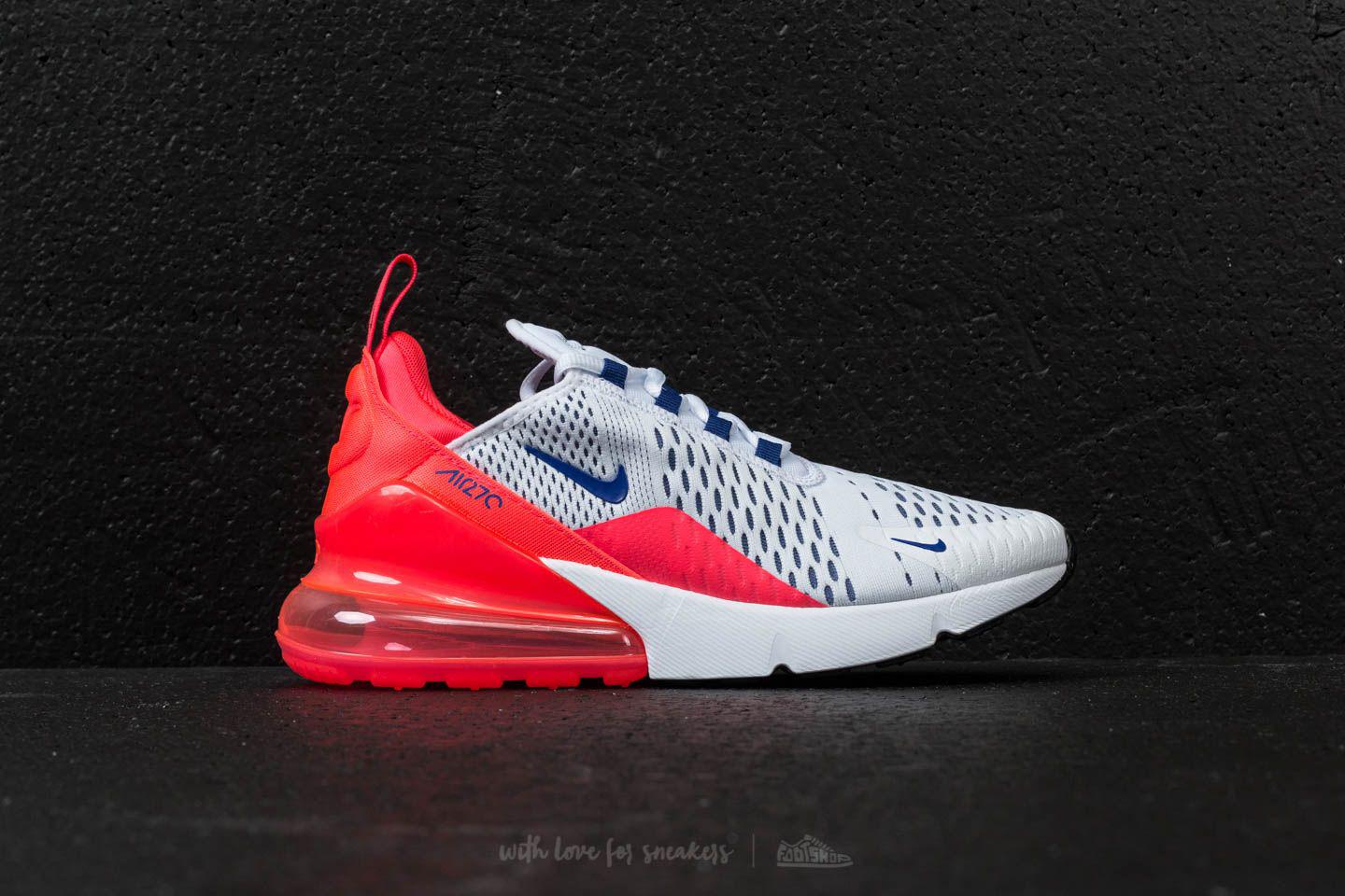 Lyst Nike Air Max 270 W White Ultramarine Solar Red In Red For Men