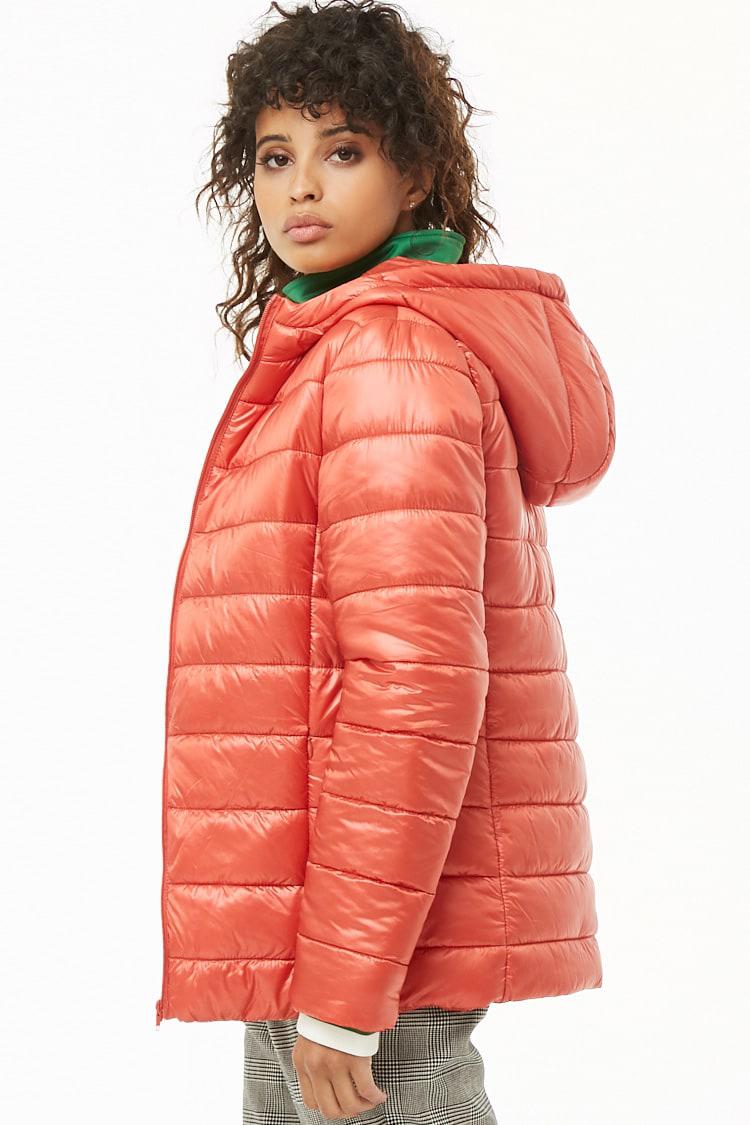 hooded puffer jacket forever 21