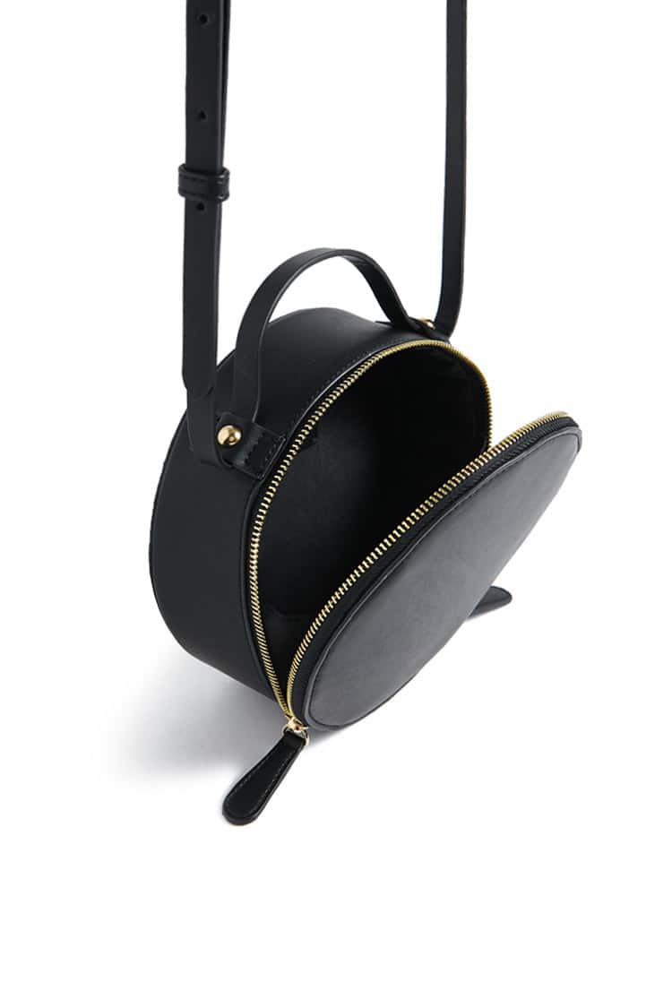 Forever 21 Round Crossbody Bag In Black Lyst Gallery