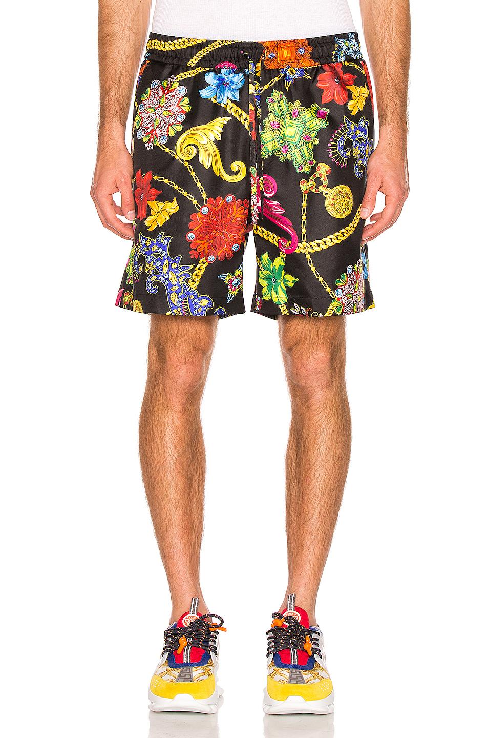 versace shorts and t shirt set