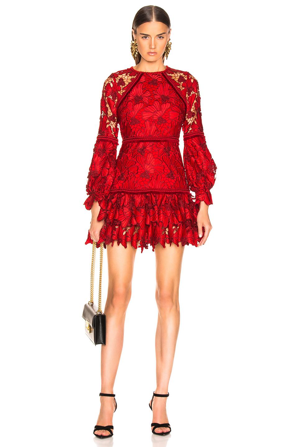 Alexis Fransisca Lace Dress in Red - Save 29% - Lyst
