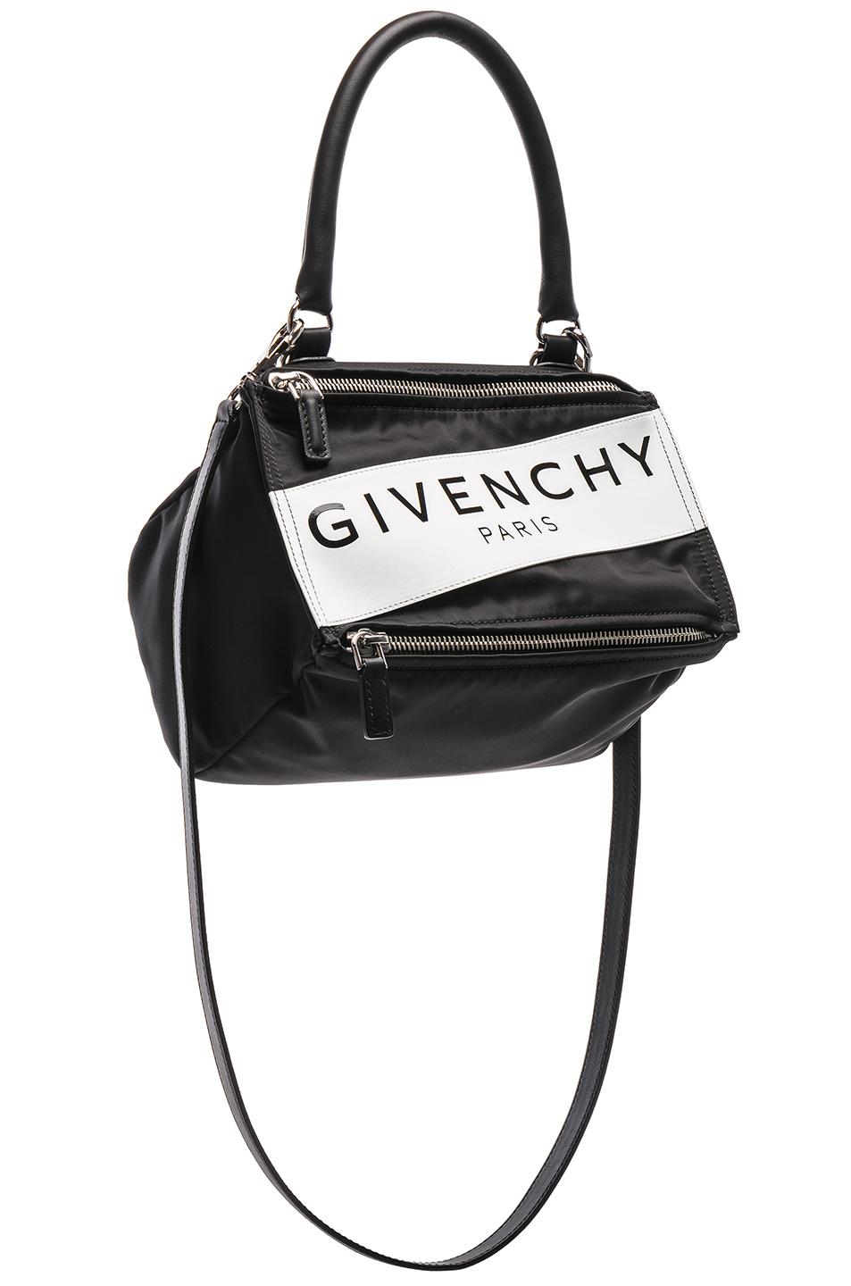 Givenchy Paris Nylon Small Pandora Bag In Black Lyst View Fullscreen