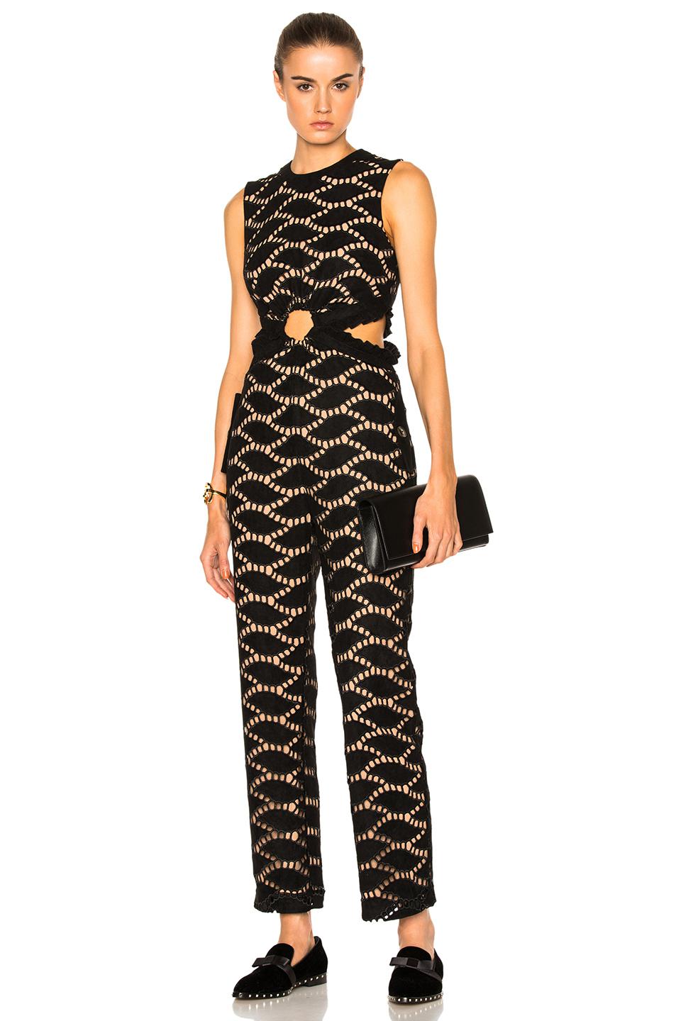 embroidered jumpsuit