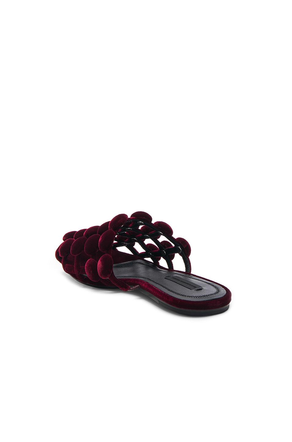 Lyst - Alexander Wang Velvet Amelia Slides