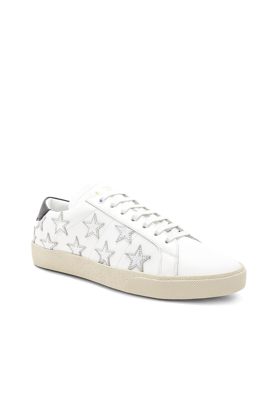 saint laurent white sneakers mens