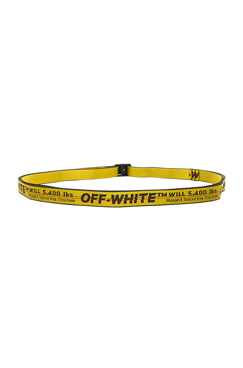 Lyst - Off-White C/O Virgil Abloh Mini Industrial Belt in Yellow