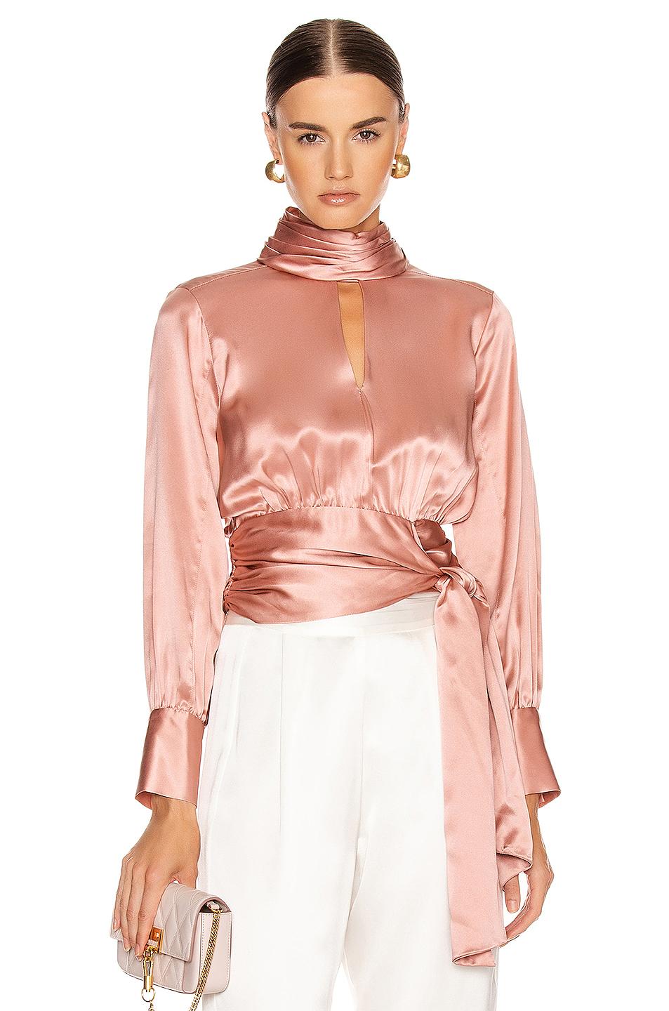 Cinq À Sept Silk Jacqueline Top in Pink - Save 14% - Lyst