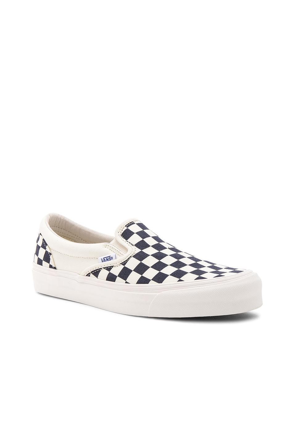 vans black & white checkerboard slip on canvas skate shoes vans black & white checkerboard slip on canvas skate shoes
