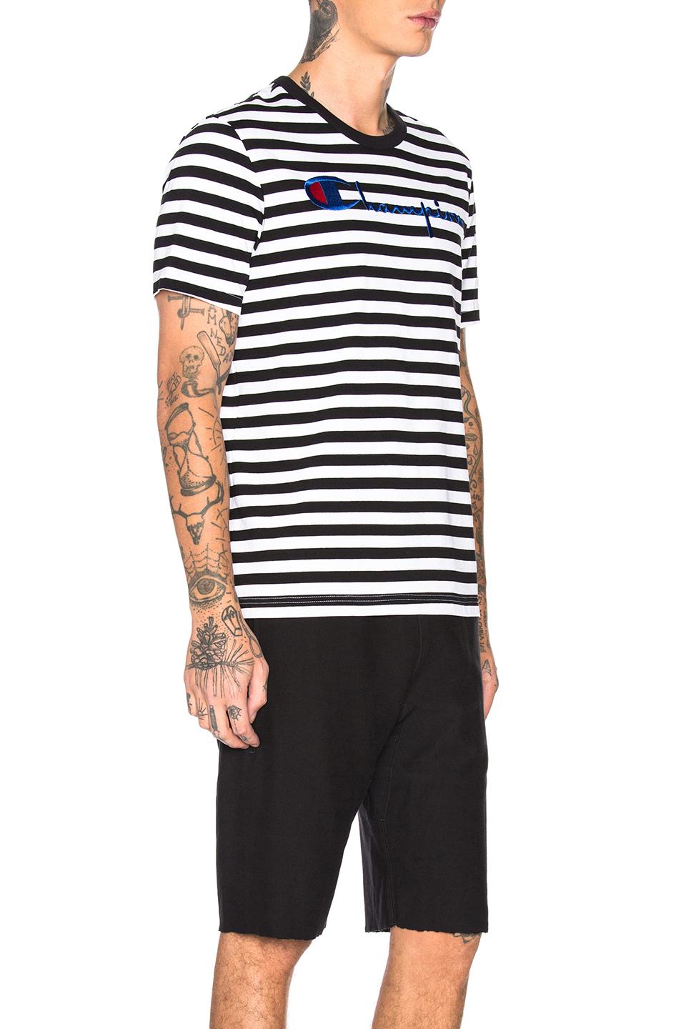 champion t shirt striped