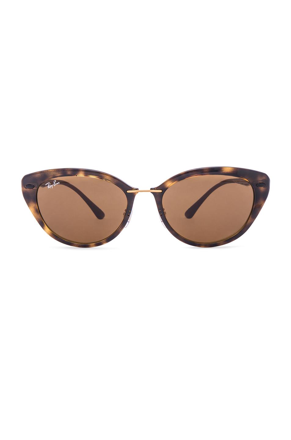 Lyst - Ray-ban Cat Eye Sunglasses in Brown