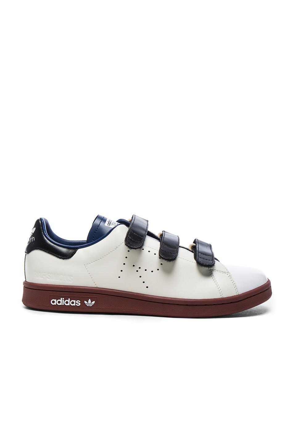 raf simons leather stan smith sneakers