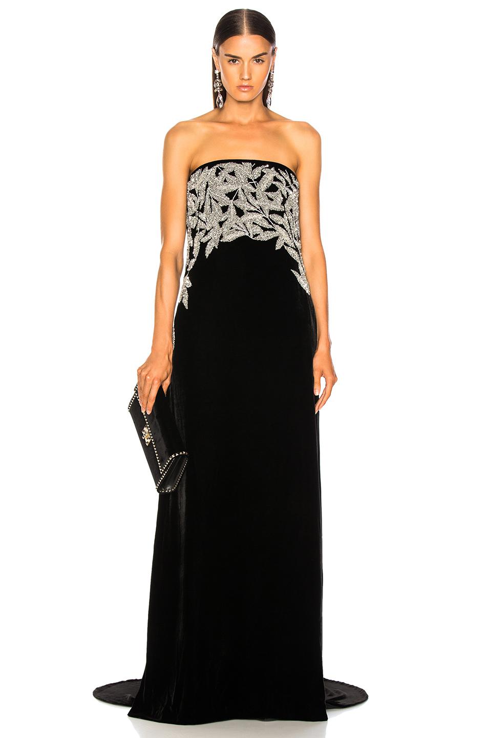 oscar de la renta embroidered