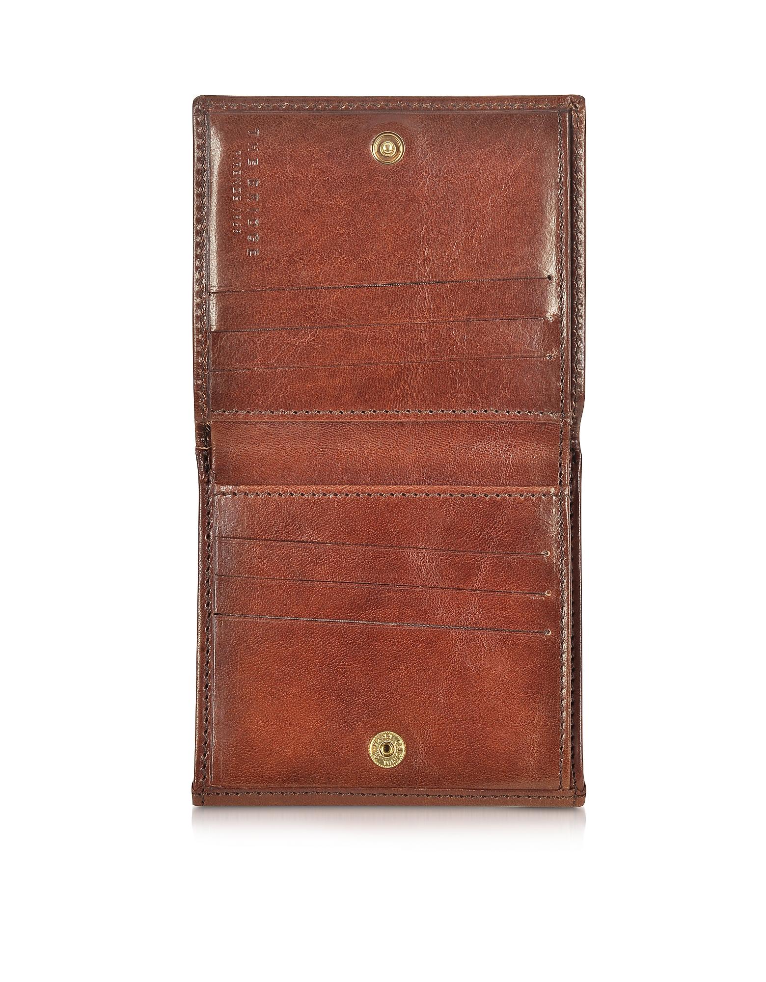 Lyst - The Bridge Dark Brown Leather Wallet W/coin Pocket in Brown