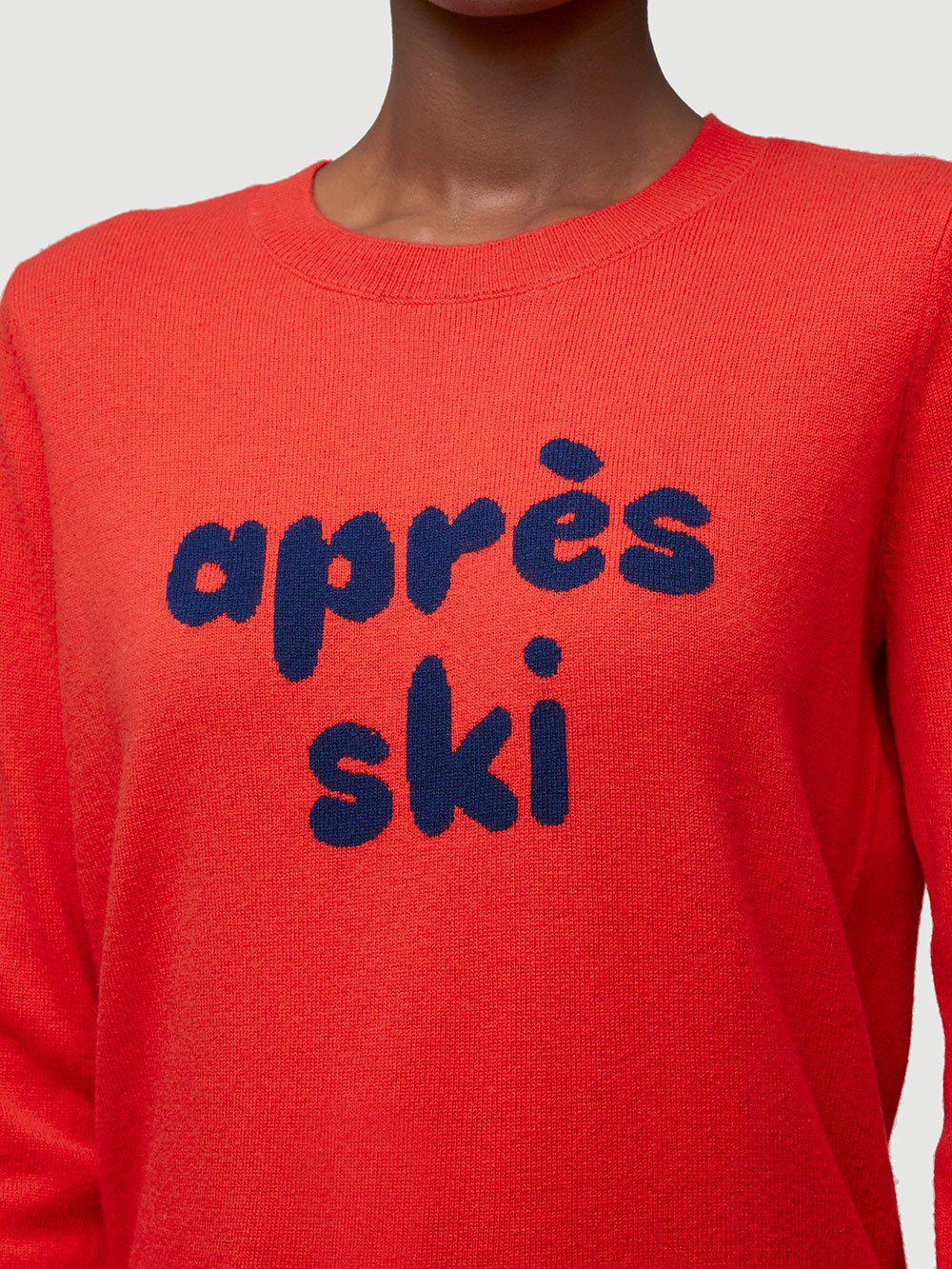 Lyst FRAME Apres Ski Sweater in Red