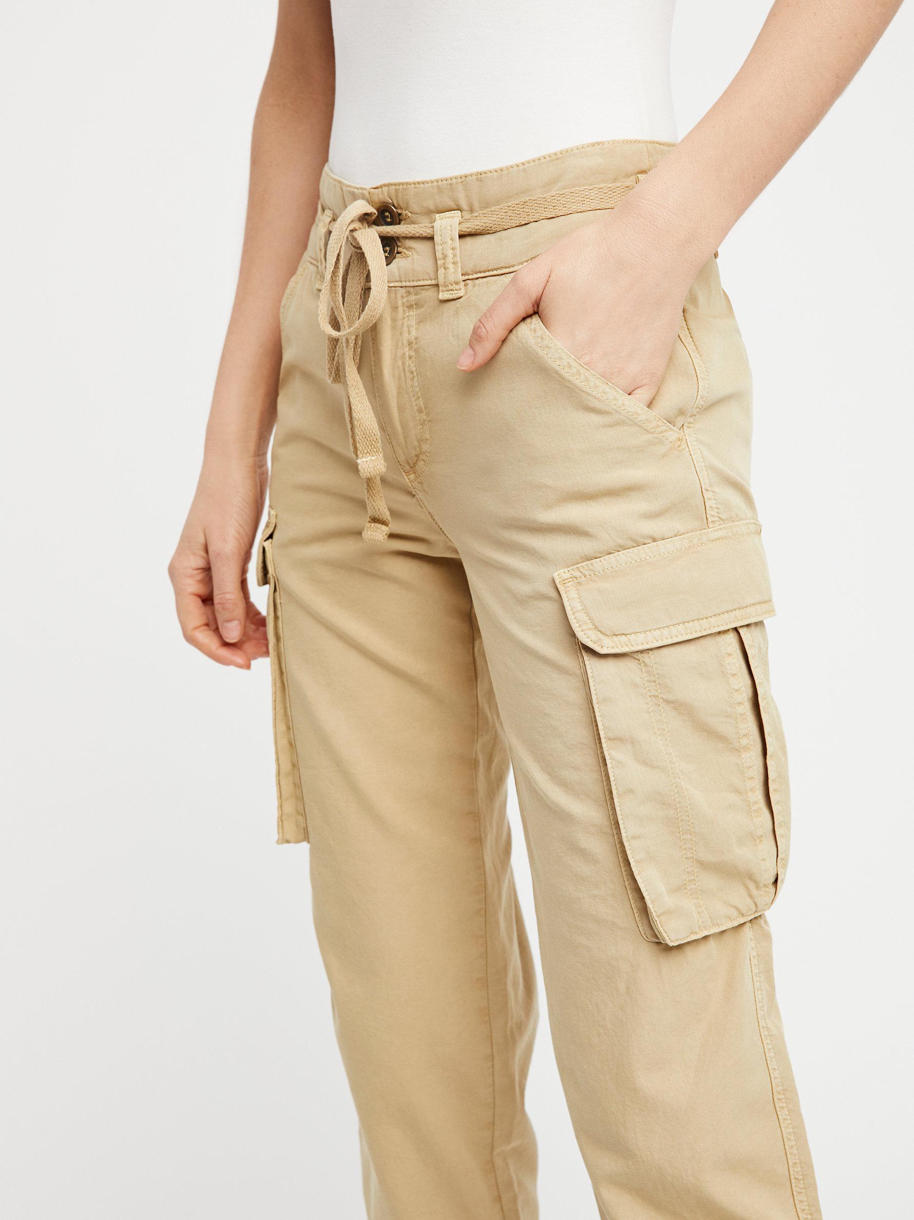 Lyst - Free People Desert Cargo Pant in Natural