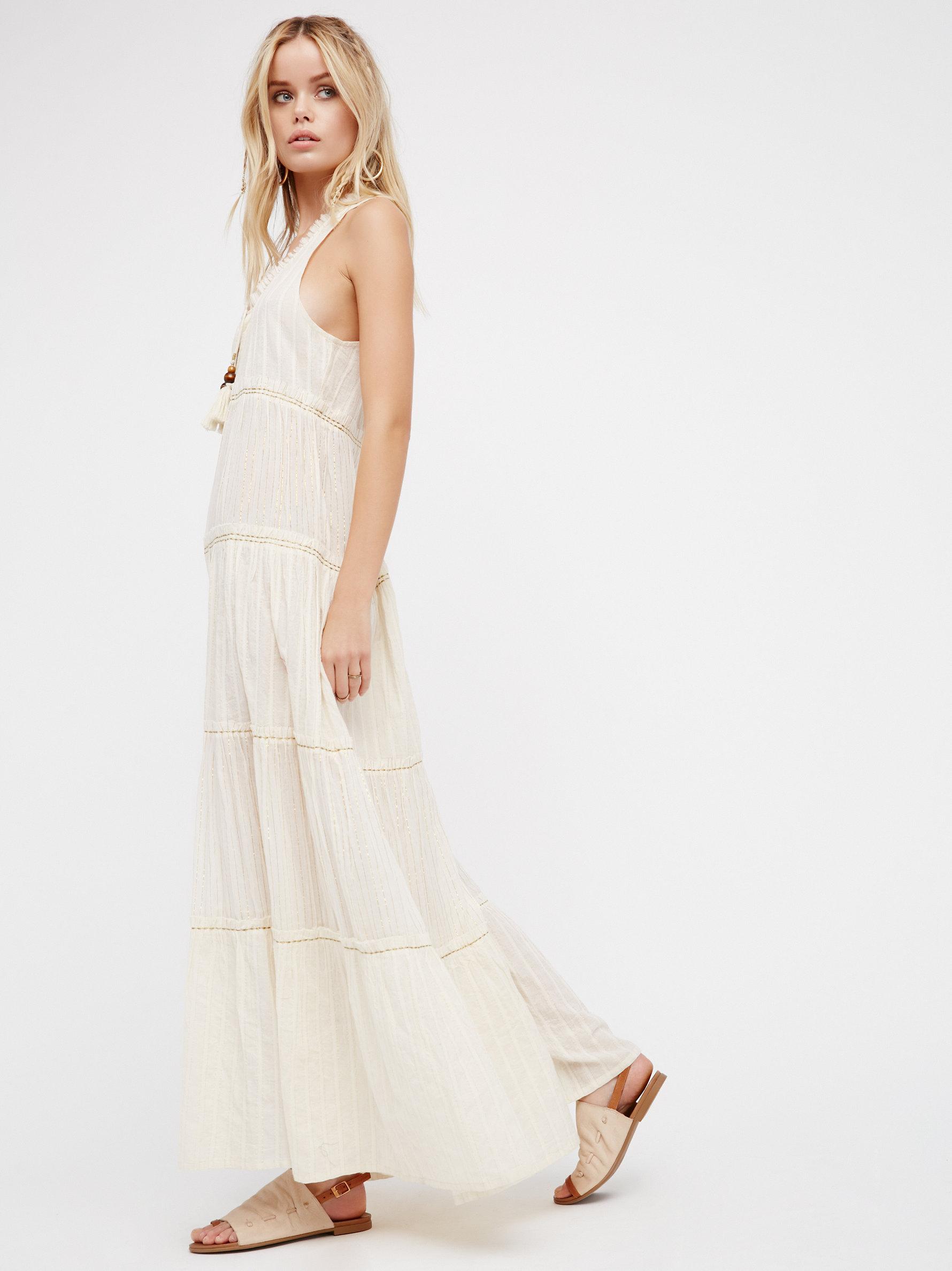 Lyst - Free People Beach Bum Jumpsuit in White