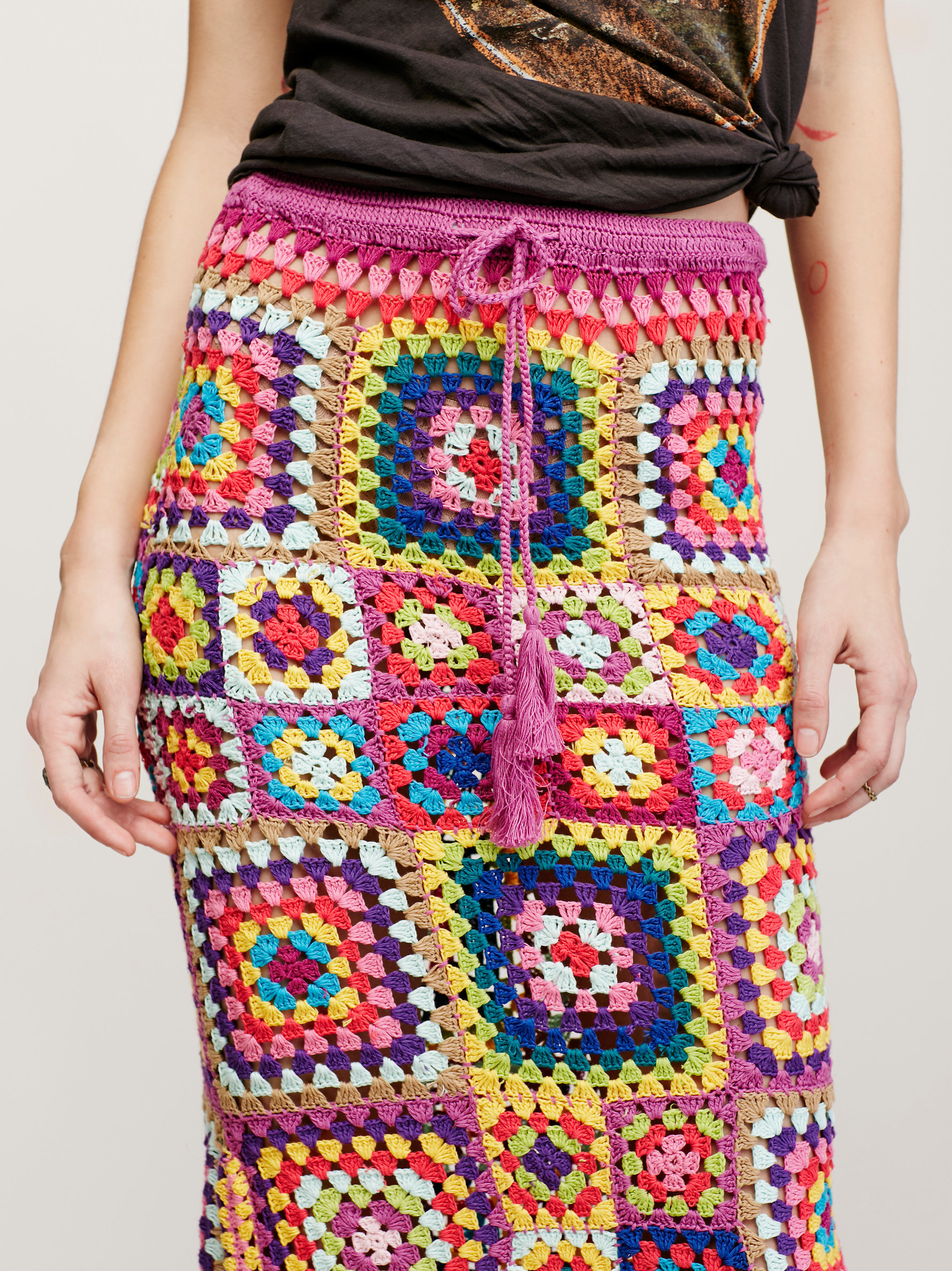 Lyst Free People Carnaby Crochet Skirt