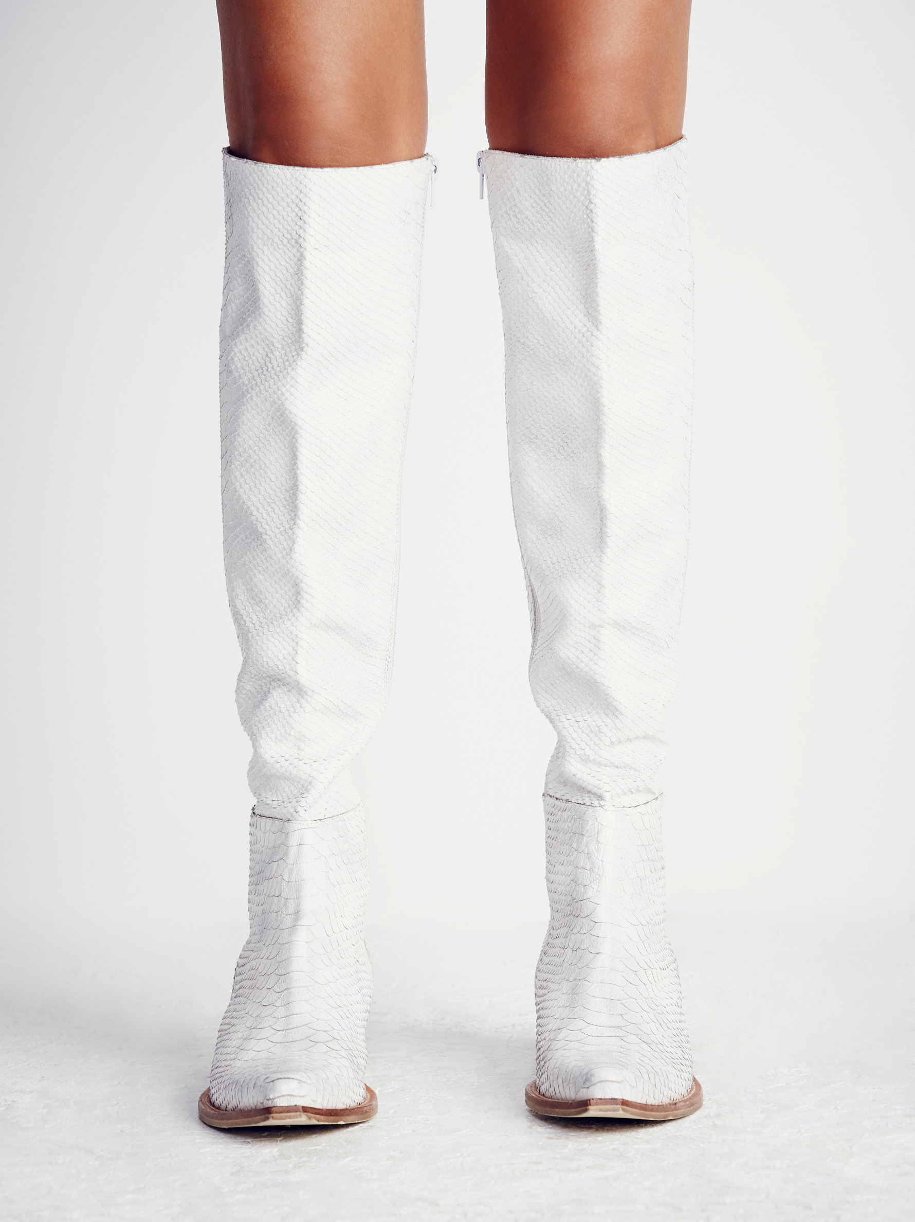 white long boots near me