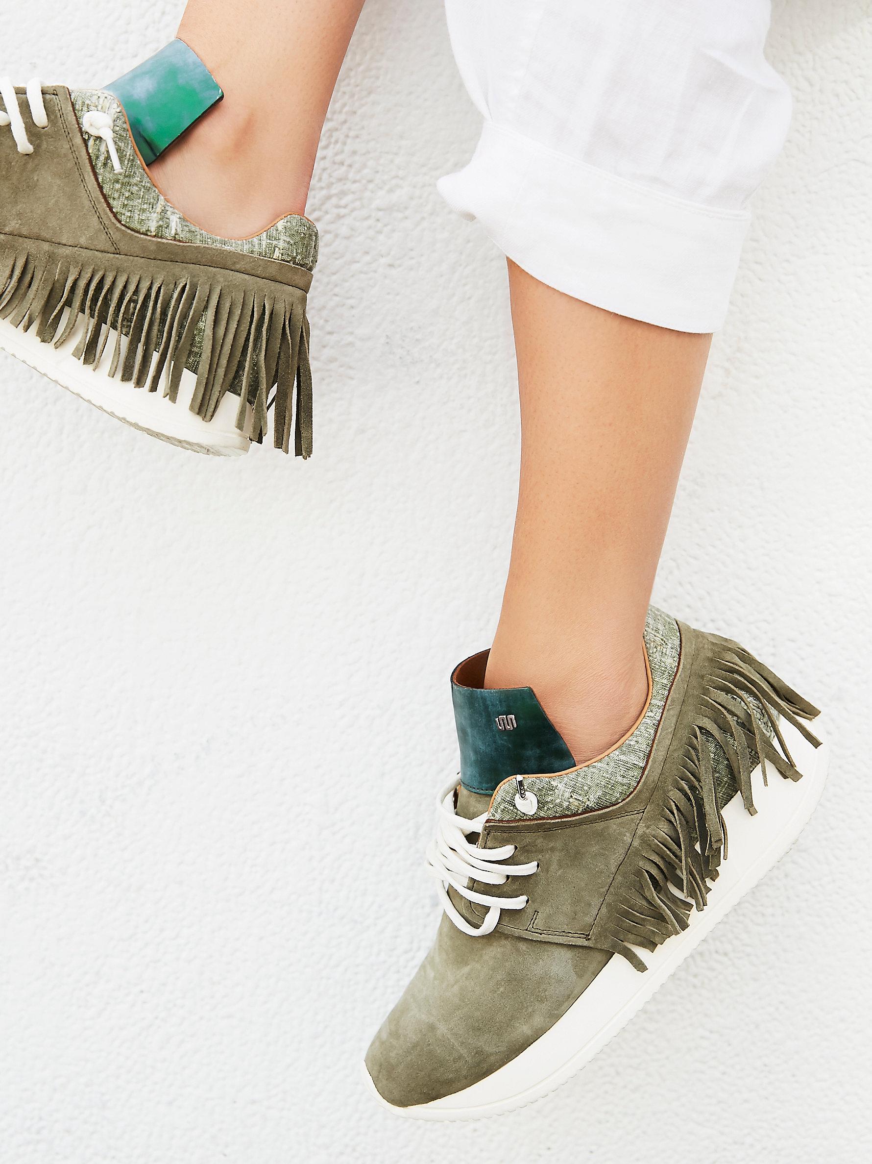 Lyst - Free People Ramapo Fringe Sneaker