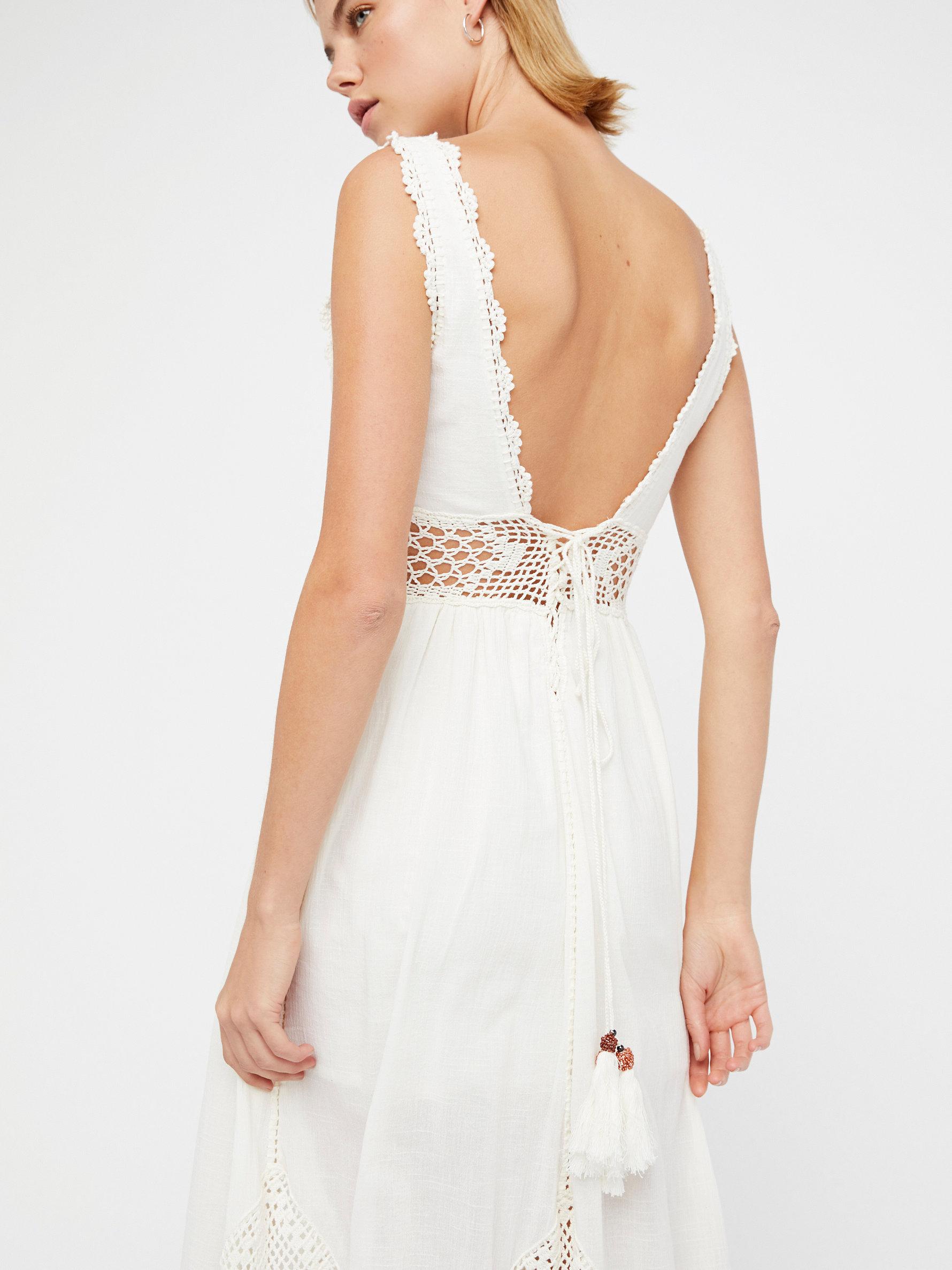 free people white gown