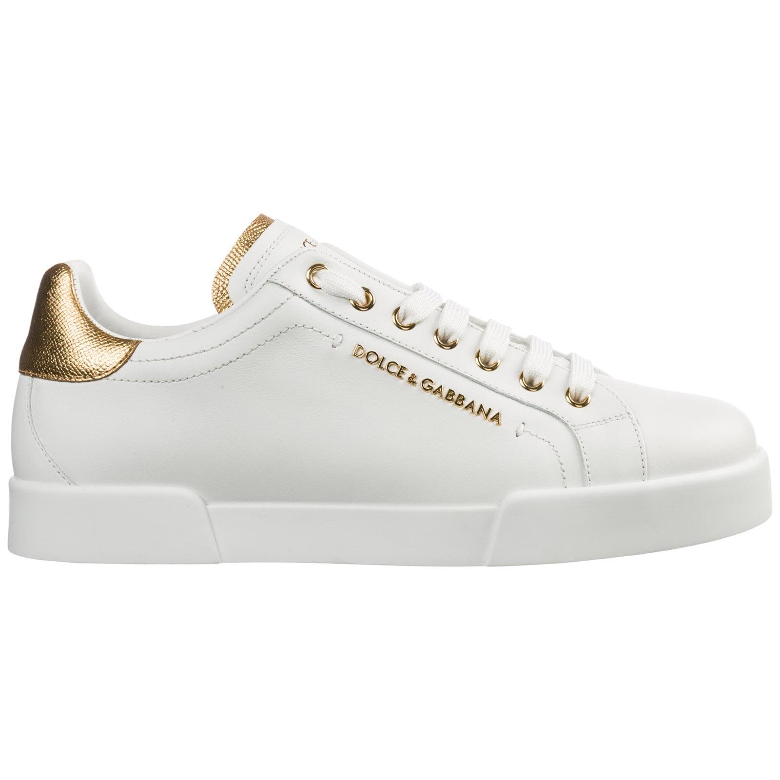 Dolce & Gabbana Men's Shoes Leather Trainers Sneakers Portofino Light ...