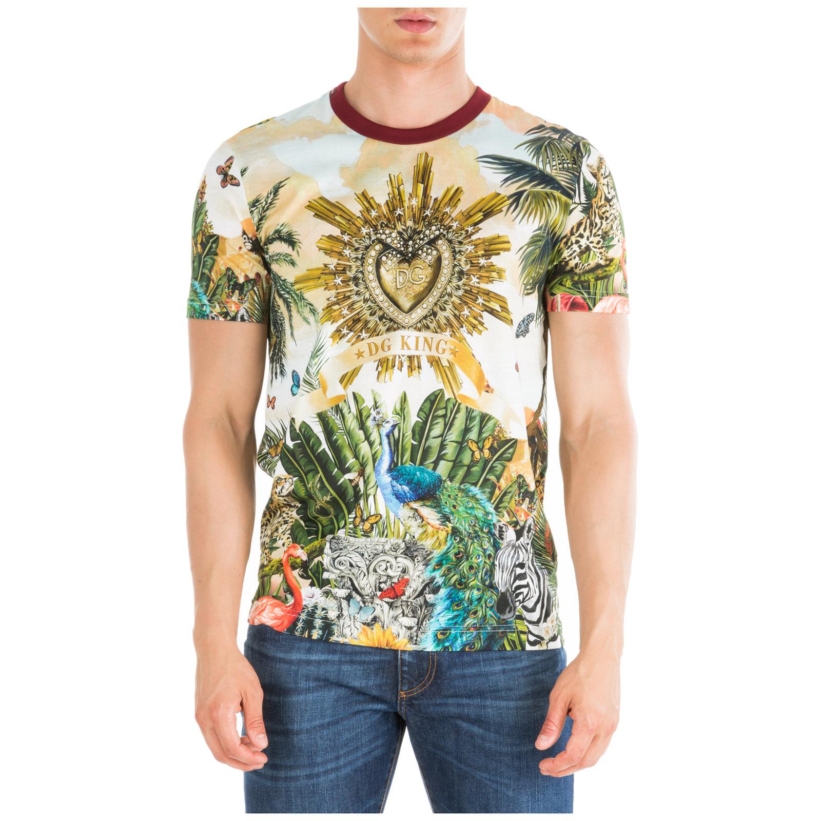 Dolce & Gabbana Latin King T Shirt in Green for Men - Save 39% - Lyst