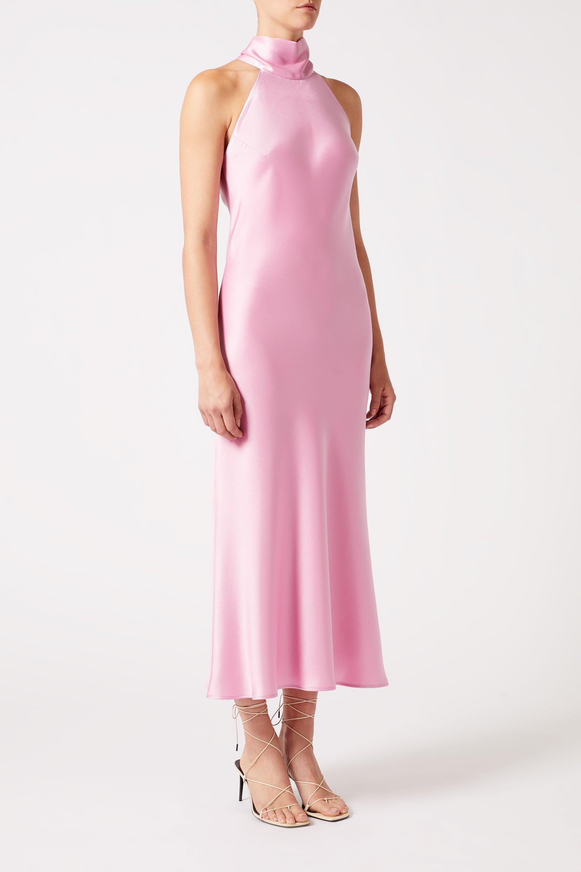 GALVAN London Cropped Sienna Dress in Pink - Lyst