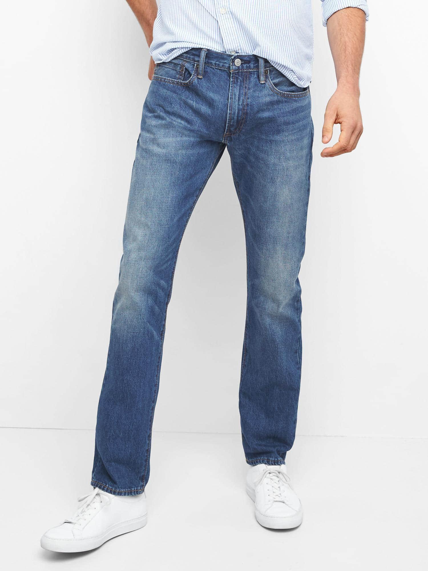 Gap Denim Slim Fit Jeans in Blue for Men - Lyst