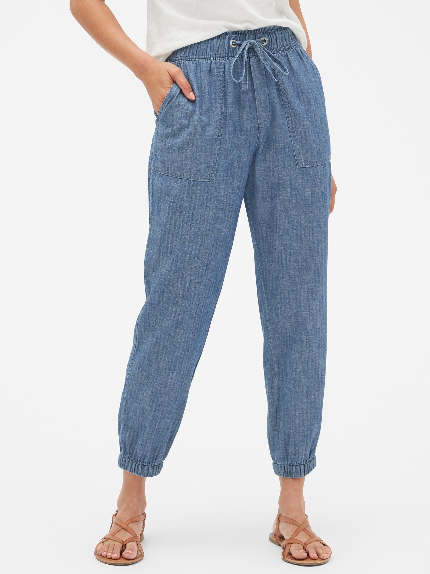 gap factory twill joggers