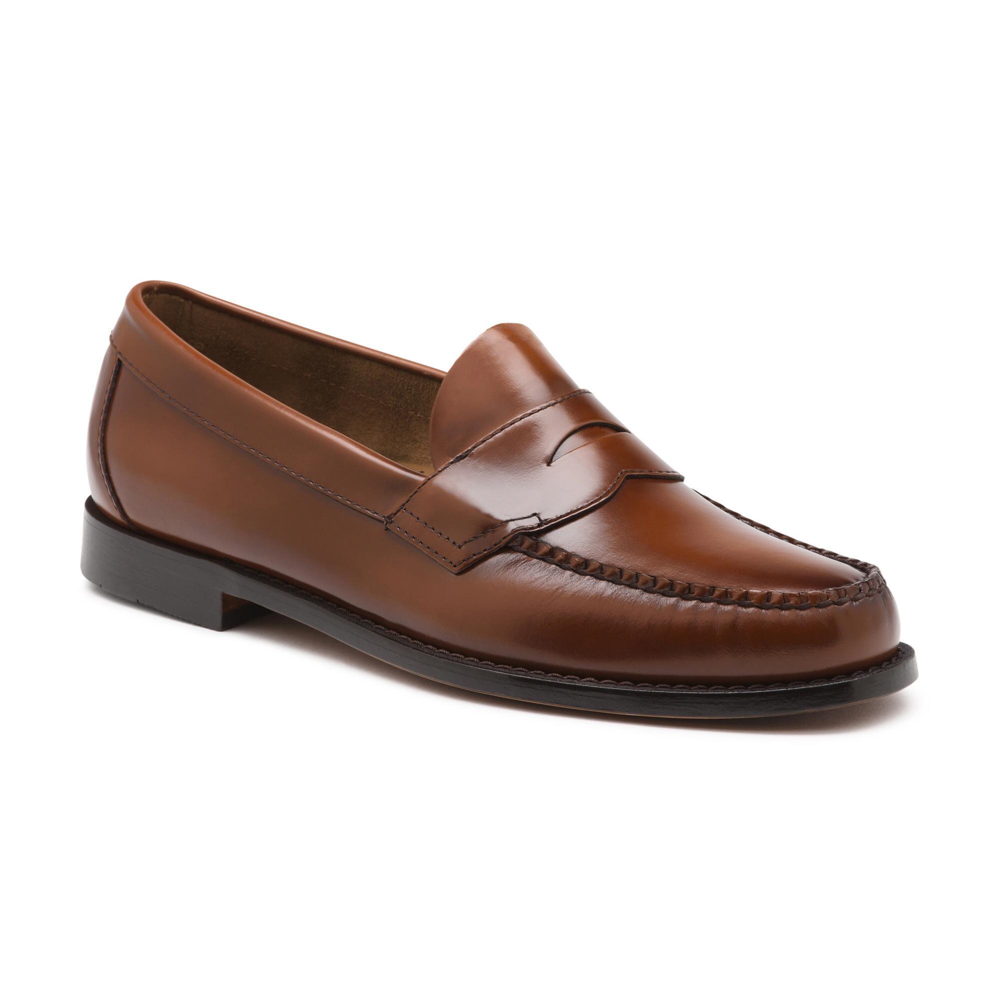 Lyst Ghbass Logan Flat Strap Weejuns In Brown For Men