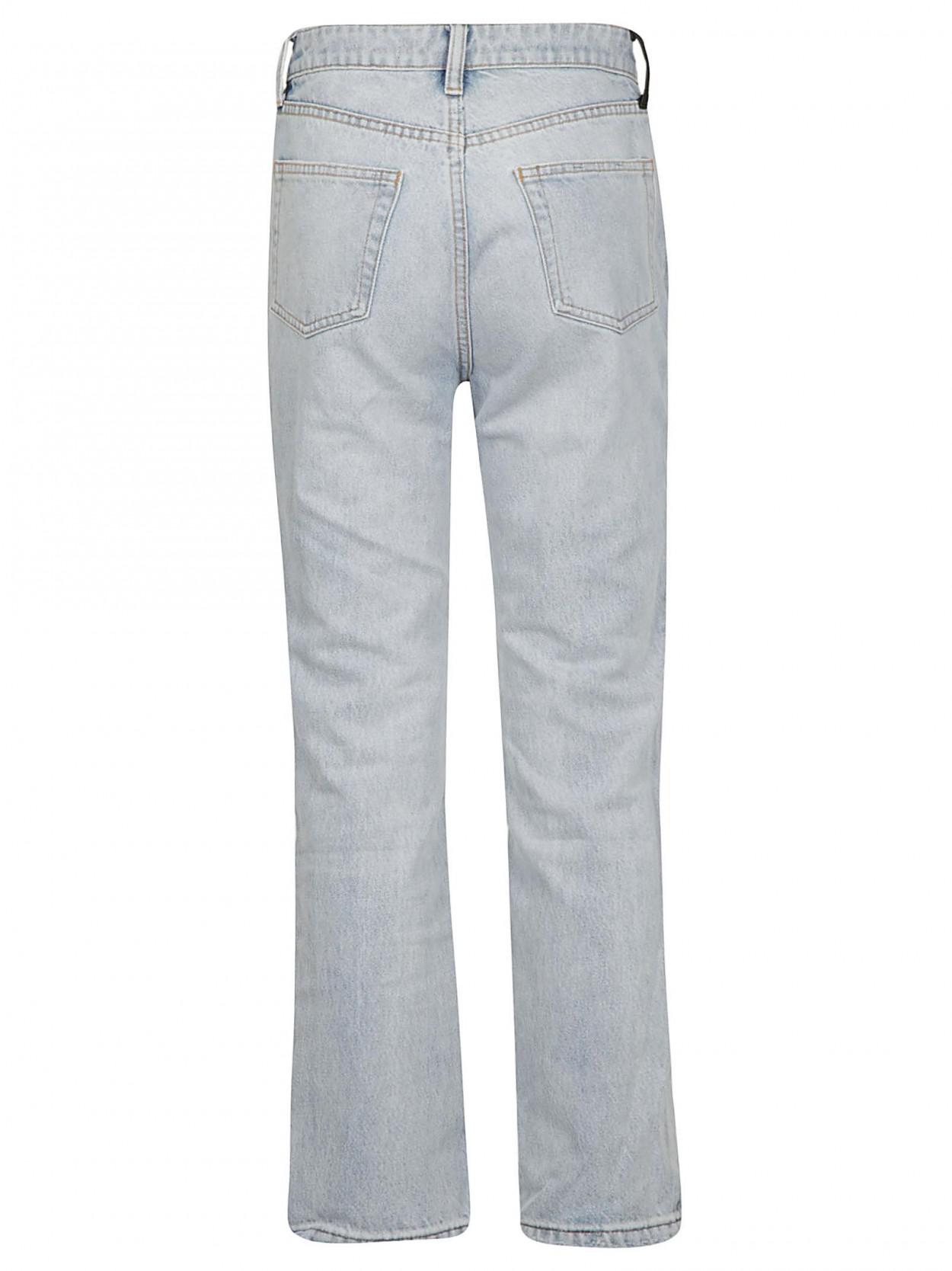 Lyst - T By Alexander Wang Straight Jeans in Blue